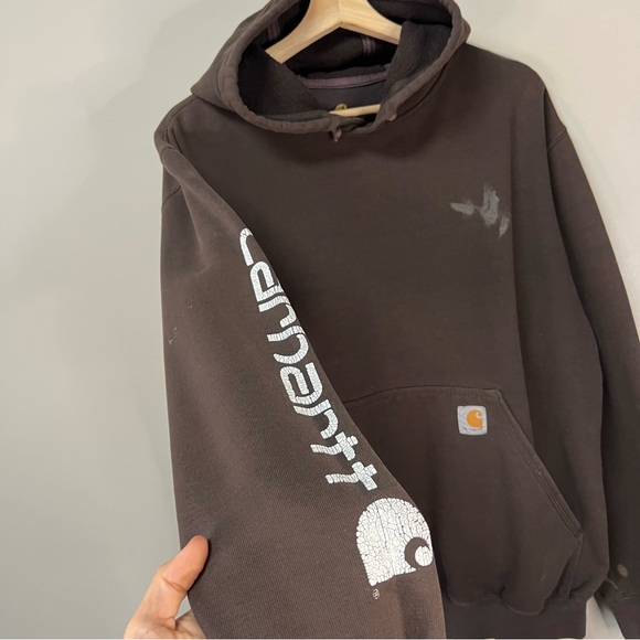 Brown Carhartt Hoodie - Picture 6 of 7